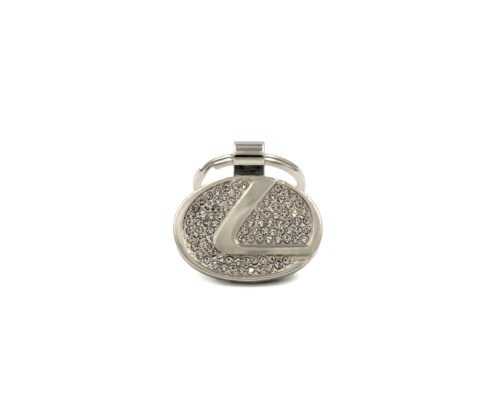 客製汽車品牌金屬鑰匙圈－LEXUS 水鑽款