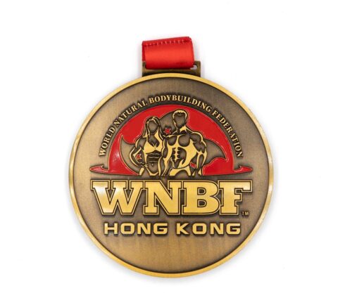 客製化運動賽事金屬獎牌－WNBF 健美比賽款