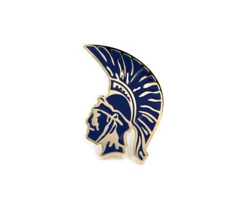 客製運動校隊戰士頭像金屬胸章