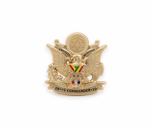 客製軍事單位指揮官金屬胸章－Commander 款